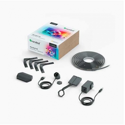 KIT INICIAL ILUMINAÇÃO TV NANOLEAF 4D CAM