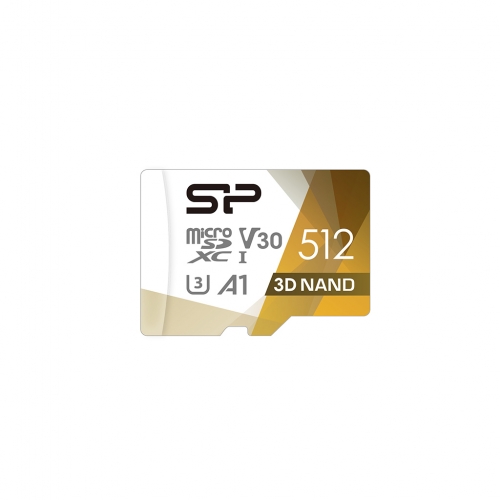 Micro SD SP Colorful 512GB SDXC UHS-I U3 V30 A1 c/adaptador