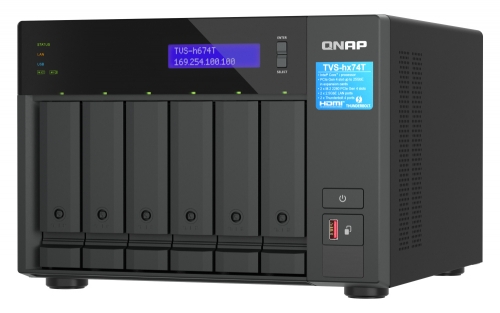 NAS QNAP 6-Bay i5-12400 6C/12T 4.4GHz/32GB/2 x 2.5GbE (2.5G/1G/100M/10M)/USB/Tower