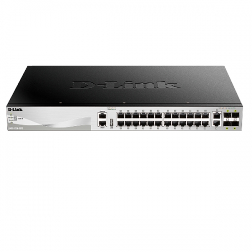DLINK 48 X 10/100/1000BASE-T PORTS LAYER 3 STACKABLE MANAGED GIGABIT + 2 X 10GB