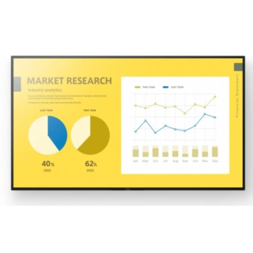 SONY BRAVIA MONITOR PROFISSIONAL IPS 75"UHD 4K 350CD 16/7 FW-75EZ20L