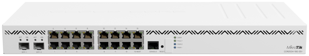 MikroTik CCR2004-16G-2S+ Router 16xGbE+2x10GbSFP+