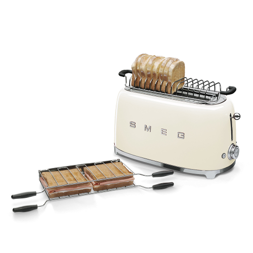 SMEG TOASTER 2X4 50´s STYLE CREAM