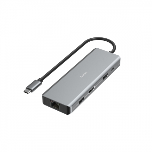 Hub HAMA "CONNECT2Media"USB-C Multiport,9 Ports,2 x HDMI,USB-A,USB-C,LAN
