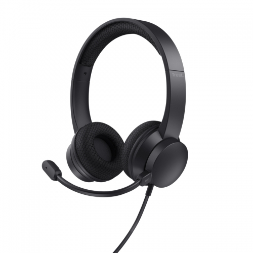 TRUST HEADSET C/MICRO AYDA USB NOISE CANCEL USB BLACK