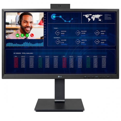 MONITOR LG IPS THIN CLIENT 24"8GB 256GB SSD W10 IOT WEBCAM COLUNAS HAS PIVOT