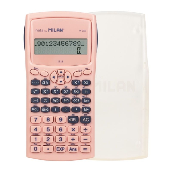Calculadora Científica Milan Collection 430 M240 com 10+2 dígitos Rosa/Azul