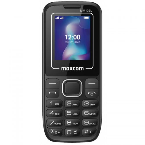 Telefone Fixo Maxcom MM135 LITE 1,7" 2G USB-C cable Black/Blue
