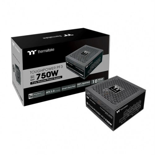 Fonte de Alimentação THERMALTAKE TOUGH POWER PF3 750W 80+ PLATINUM