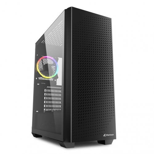 CAIXA SHARKOON ATX MIDI VS9 RGB PRETO