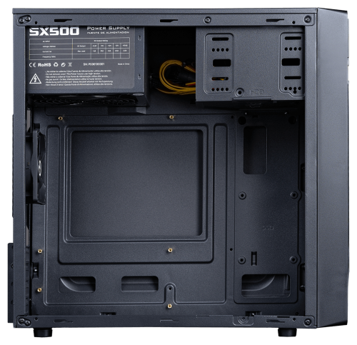MATX HIDITEC Q2 PRO 2xUSB 3.0 FTE 500W + CARD READER