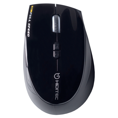 Rato HIDITEC DENDRO 2000 DPI Cinza e Preto RF Sem Fios com Pilhas