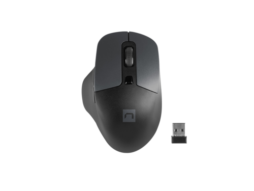 Rato Óptico Sem Fios Natec BlackBird 2 2.4GHz - 1600dpi - Silencioso - 6 Botões - Ergonómico - Preto