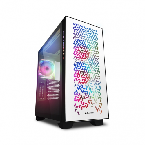 CAIXA SHARKOON ELITE SHARK CA300H ATX 2XUSB3.0 BRANCO