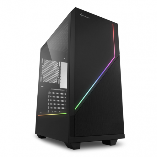 CAIXA SHARKOON RGB FLOW ATX 2XUSB3.0