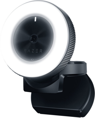 Webcam Razer Kiyo - Full HD - Foco automático - Iluminação - Preto