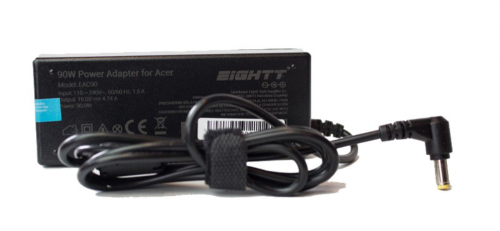 CARREGADOR PORTATIL EIGHTT ESPECIFICO COMPATIVEL COM ACER 19V-4,74A 90W 5,5*1,7