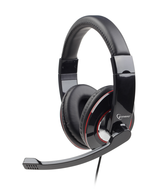 Auscultdores GEMBIRD MHS-001 com controlo de volume Preto