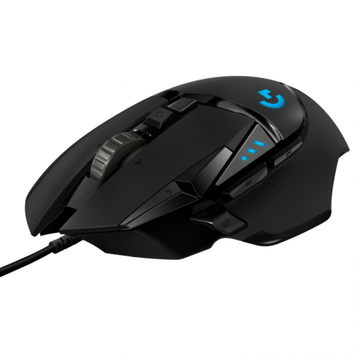 Logitech G502 Hero Rato USB 25600dpi - 11 Botoes Programaveis - Iluminação LED - Uso Diestro - Cabo de 2.10m - Preto
