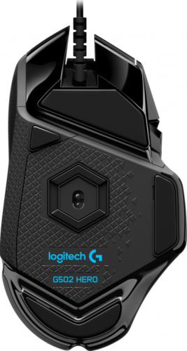 Logitech G502 Hero Rato USB 25600dpi - 11 Botoes Programaveis - Iluminação LED - Uso Diestro - Cabo de 2.10m - Preto