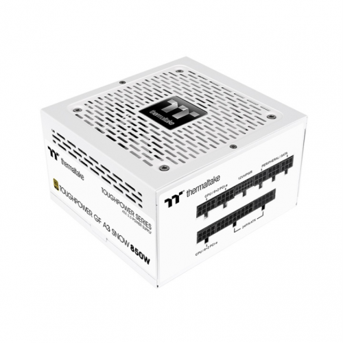 Fonte de Alimentação THERMALTAKE TOUGH POWER GF A3 WHITE 850W 80+ GOLD
