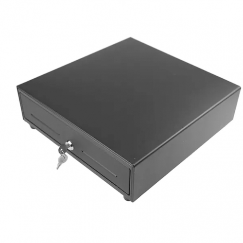 GAVETA DINHEIRO 410X415 MM 5 BILL/8MON USB+MICROSWITCH PRETO
