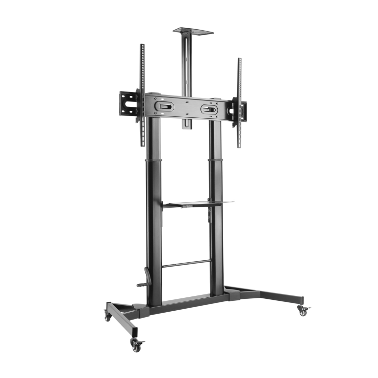 Suporte de chão para TV/monitor Aisens de 60"a 100"- Máx. 100 kg - Altura ajustável - Movimento horizontal e vertical