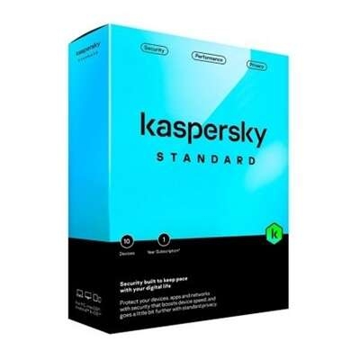 Kaspersky Standard Antivirus - 10 Dispositivos - 1 Ano
