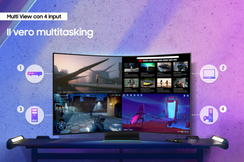 MONITOR MONITOR SAMSUNG ODYSSEY 55""4K Ultra HD LED 165 Hz 1ms Preto