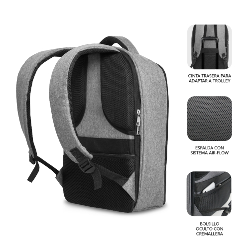 MOCHILA SUBBLIM SECURE V2 AP ANTITHEFT BACKPACK 16"BLACK