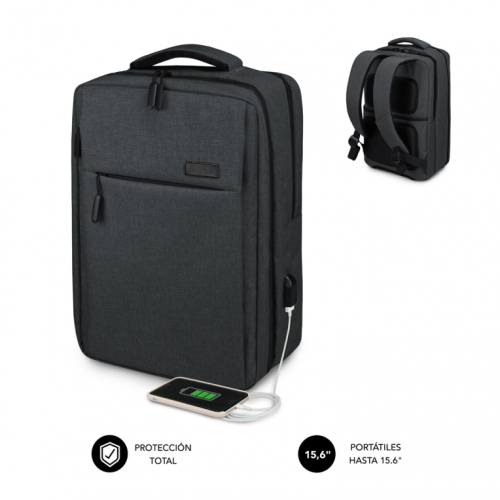MOCHILA SUBBLIM TRAVELLER AIRPADDING BACKPACK 15,6"GREY