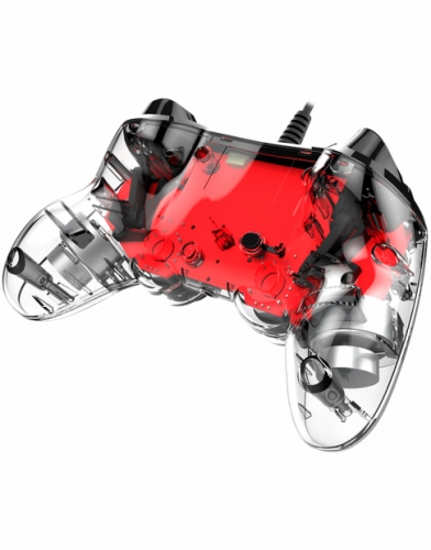 GAMEPAD NACON OFICIAL PS COM CABO COMPACT LED VERMELHO PS4