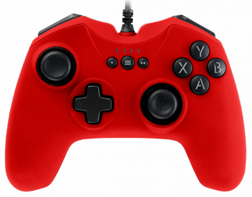 GAMEPAD NACON GAMING COM CABO GC-100 VERMELHO PC
