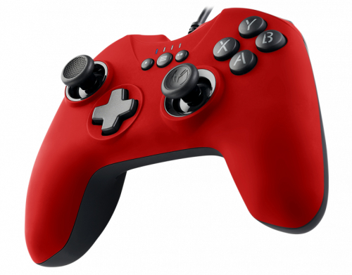 GAMEPAD NACON GAMING COM CABO GC-100 VERMELHO PC