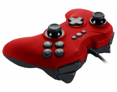 GAMEPAD NACON GAMING COM CABO GC-100 VERMELHO PC