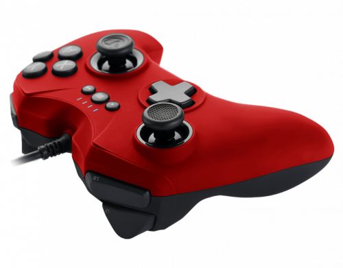 GAMEPAD NACON GAMING COM CABO GC-100 VERMELHO PC