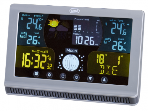 ESTAÇÃO METEOROLÓGICA COM SENSOR EXTERNO TREVI ME 3P70 RC