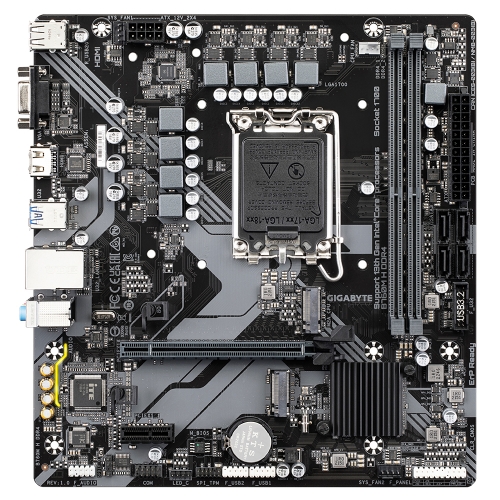 MOTHERBOARD GIGABYTE B760M H 1700 MATX 2XDDR4