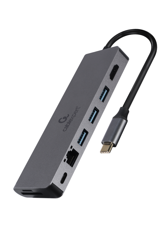 Adaptador – Docking Station Gembird Type-C 5IN1 2*USB HDMI