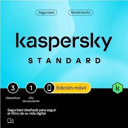 Kaspersky Standard Mobile Antivirus - 3 Dispositivos - Serviço 1 Ano