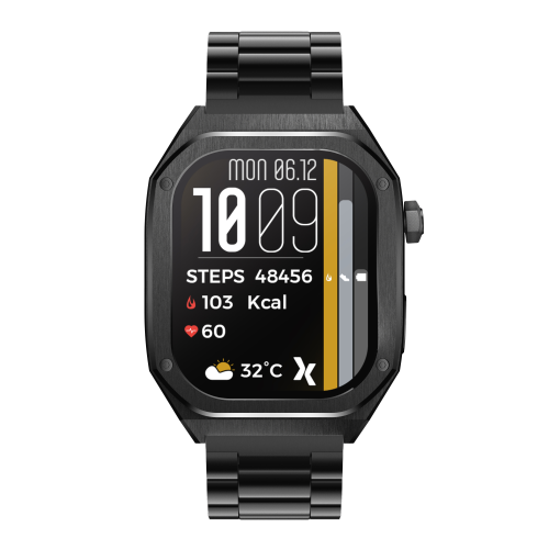 SmartWatch MAXCOM FW65 Iron Pro Black/Silver