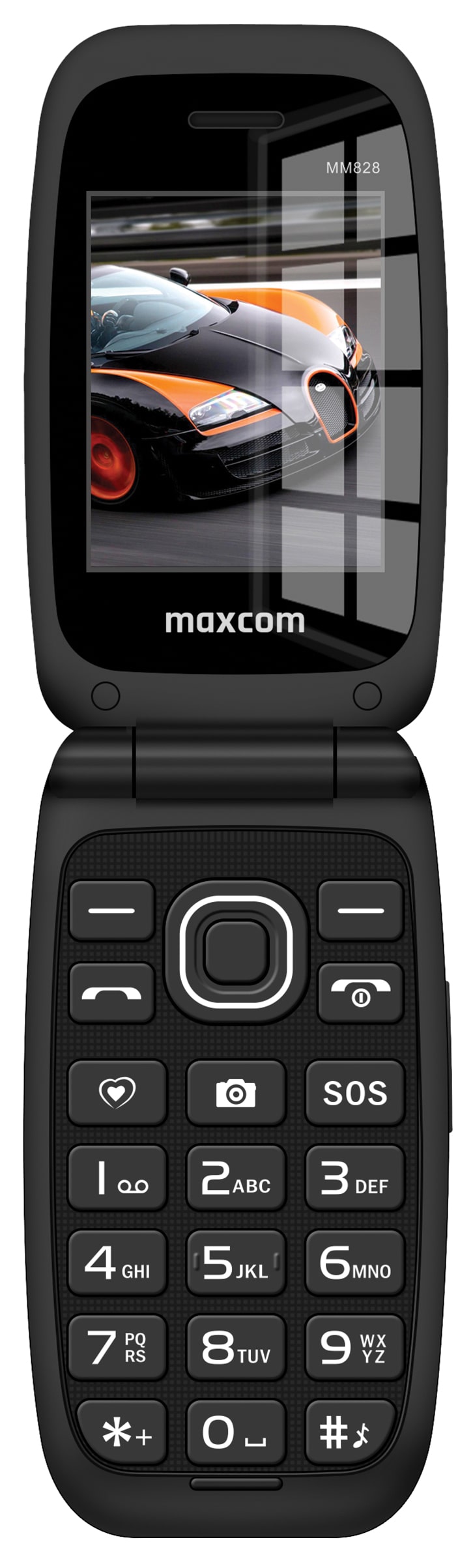 Telefone Maxcom MM828 2,4"4G Black