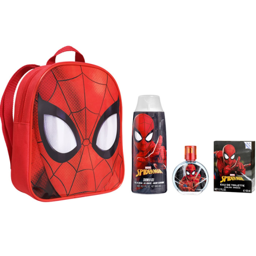 Spiderman Eau de Toilette 50ml + Gel de Banho 300ml + Mochila