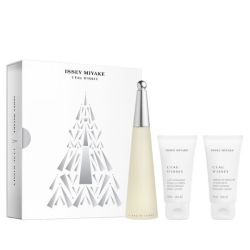 Issey Miyake L'Eau d'Issey Woman Eau de Toilette 50ml + Loção Corporal 50ml + Gel de Banho 50ml Coffret