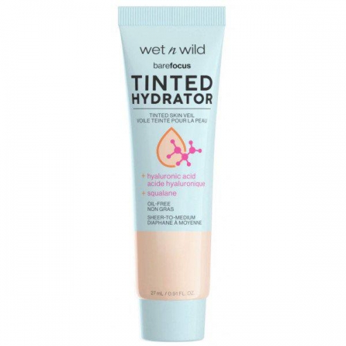 Wet n Wild Bare Focus Tinted Hydrator Fluido com Cor para Unificação da Pele Tom Light 27 ml