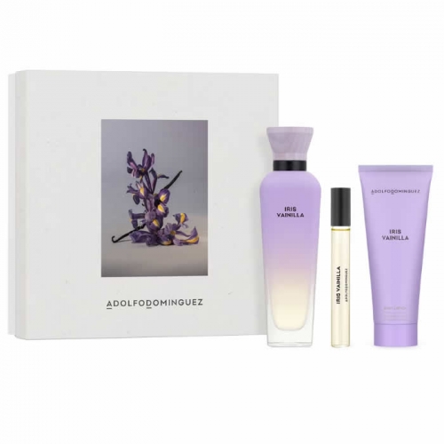 Adolfo Dominguez Iris Vainilla Eau De Parfum Spray 120ml Set 3 Peças