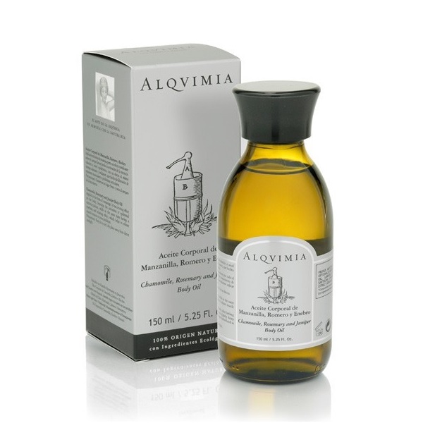 Alqvimia Óleo Corporal Camomila Zimbro Alecrim 150ml