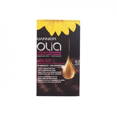 Garnier Olia Permanent Coloring 4,0 Castaño