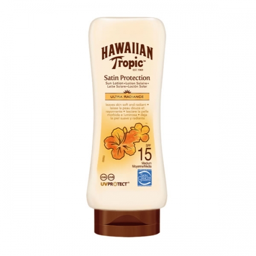 Hawaiian Tropic Satin Protection Ultra Radiance Loción Solar Spf15 180ml