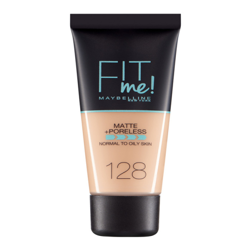 Maybelline Fit Me Matte and Poreless Base Líquida Tom 128 Warm Nude 30ml